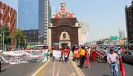 Maestros de la CNTE en manifestación.