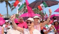 Así fue la Marea Rosa en Veracruz.