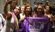 Clara Brugada, candidata a Jefa de Gobierno de la CDMX, en un encuentro con mujeres propuso el "programa “Siemprevivas".