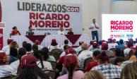 Líderes de colonias y delegaciones que operaban para el PRI en Toluca, se suman al proyecto de Ricardo Moreno.