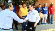 Giovani Gutiérrez llama a votar sin permitir chantajes ni presiones en Coyoacán.