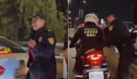 Vocalista de Los Temerarios se disfraza de policía para llegar a su concierto (VIDEO)