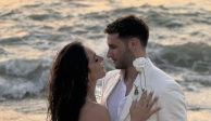 Fernanda Serrano compartió en redes sociales algunas fotos de su boda con Santiago Giménez.