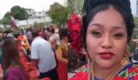 Hubo una balacera en el cierre de campaña de Rosalinda López, candidata en Matías Romero, Oaxaca.