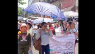 Marcha de integrantes de la CNTE.
