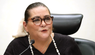 La consejera presidenta del INE, Guadalupe Taddei, ayer, en la sesión del Consejo General.