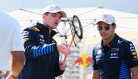 Checo Pérez y Max Verstappen son compañeros de F1 en Red Bull