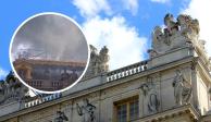 Así fue el incendio en el Palacio de Versalles.
