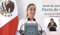 Claudia Sheinbaum, virtual presidenta electa de México, este viernes 14 de junio 20 2024.