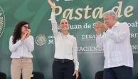Luis María Alcalde, Claudia Sheinbaum y AMLO en Coahuila, tras mensaje sobre Pasta de Conchos
