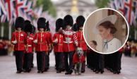 Kate Middleton reaparece públicamente en el Desfile del Cumpleaños del Rey.