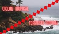 Estas son las diferencias entre tormenta tropical y ciclón tropical.