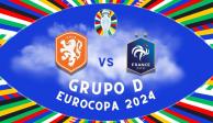 Países Bajos y Francia miden fuerzas en la segunda fecha del Grupo D de la Eurocopa 2024.