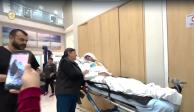 Gerardo Soto Cruz, al momento de abandonar el hospital.