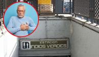 Hombre de la tercera edad sufre infarto en la estación Indios Verdes del metro