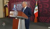 Andrés Manuel López Obrador, presidente de México, ofrece su conferencia de prensa este jueves 4 de julio del 2024, desde Palacio Nacional, en CDMX.