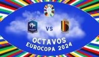 Francia y Bélgica chocan en los octavos de final la Eurocopa 2024