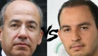 Felipe Calderón y Marko Cortés se acusan mutuamente por 'la caída' del PAN.