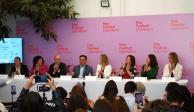 Conferencia de prensa del Hay Festival Querétaro, ayer en la CDMX.