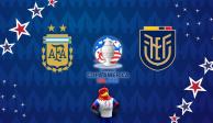 Argentina y Ecuador definen al primer semifinalista de la Copa América 2024.