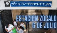 Estación Zócalo-Tenochtitlán del Metro CDMX reabre este sábado.