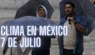 Así es el clima en México este domingo 7 de julio de 2024.