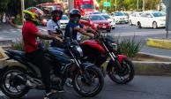 En la alcaldía Cuauhtémoc detienen a 18 motociclistas