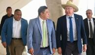 Ricardo Gallardo sostiene reunión con Ken Salazar, embajador de Estados Unidos en México.