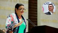 Dulce María Sauri continúa manifestándose en contra de una posible reelección de Alito Moreno en el PRI.