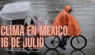Así será el clima en México este martes 16 de julio de 2024.