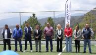 La nueva cancha de futbol rápido del CBT Huixquilucan fue inaugurada por la presidenta municipal, Romina Contreras.