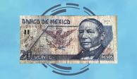 Este billete de 20 pesos saldrá de circulación próximamente.