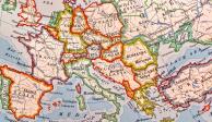 Una foto ilustrativa de un mapa de Europa