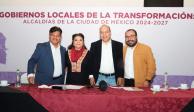 Clara Brugada Molina, candidata electa a la CDMX,  ayer en el foro “Gobiernos Locales de la Transformación”.