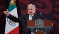 Andrés Manuel López Obrador, presidente de México, ofrece su conferencia de prensa este lunes 4 de agosto del 2024, desde Palacio Nacional, en CDMX.