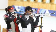 Goretti Zumaya y Edson Ramírez finalizan en séptimo lugar en rifle de aire mixto de los Juegos Olímpicos