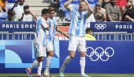 Argentina superó a Irak en su segundo juego en el torneo de futbol varonil de París 2024.