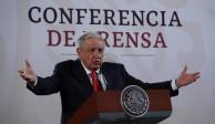 El Presidente Andrés Manuel López Obrador, ayer.