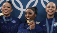 Simone Biles y el Team USA en la pruebas de gimnasia en París 2024