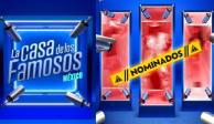 Ellos son los nominados de la semana dos en La Casa de los Famosos México 2.