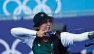 Alejandra Valencia en una de sus competencias en Juegos Olímpicos París 2024