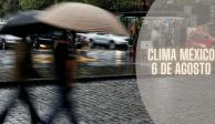 Este es el pronóstico del clima en México este martes 6 de agosto de 2024.