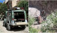 Jeep cae a barranco en Real de Catorce; accidente deja 2 muertos y 5 lesionados.