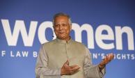 El ganador del Premio Nobel de la Paz, Muhammad Yunus