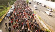 El 23 de julio, un aproximado de tres mil migrantes salieron de Tapachula, Chiapas rumbo a EU.