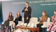 Rutilio Escandón reconoce a Beatriz Gutiérrez Müller por promover la lectura y la literatura en México.