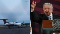 AMLO afirma que se desconocen detalles del avión donde se detuvo a los dos integrantes del CdS.