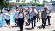 Trabajadores del PJ se manifestaron el jueves en Culiacán, Sinaloa.