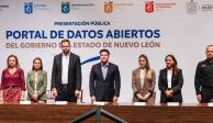 Samuel García presenta portal de datos abiertos de Nuevo León.