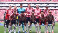 Las Chivas en un partido del Torneo Apertura 2024 de la Liga MX